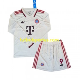 Camiseta Bayern de Múnich Kane 9 Niño Tercera Equipación 2024/2025 Manga Larga